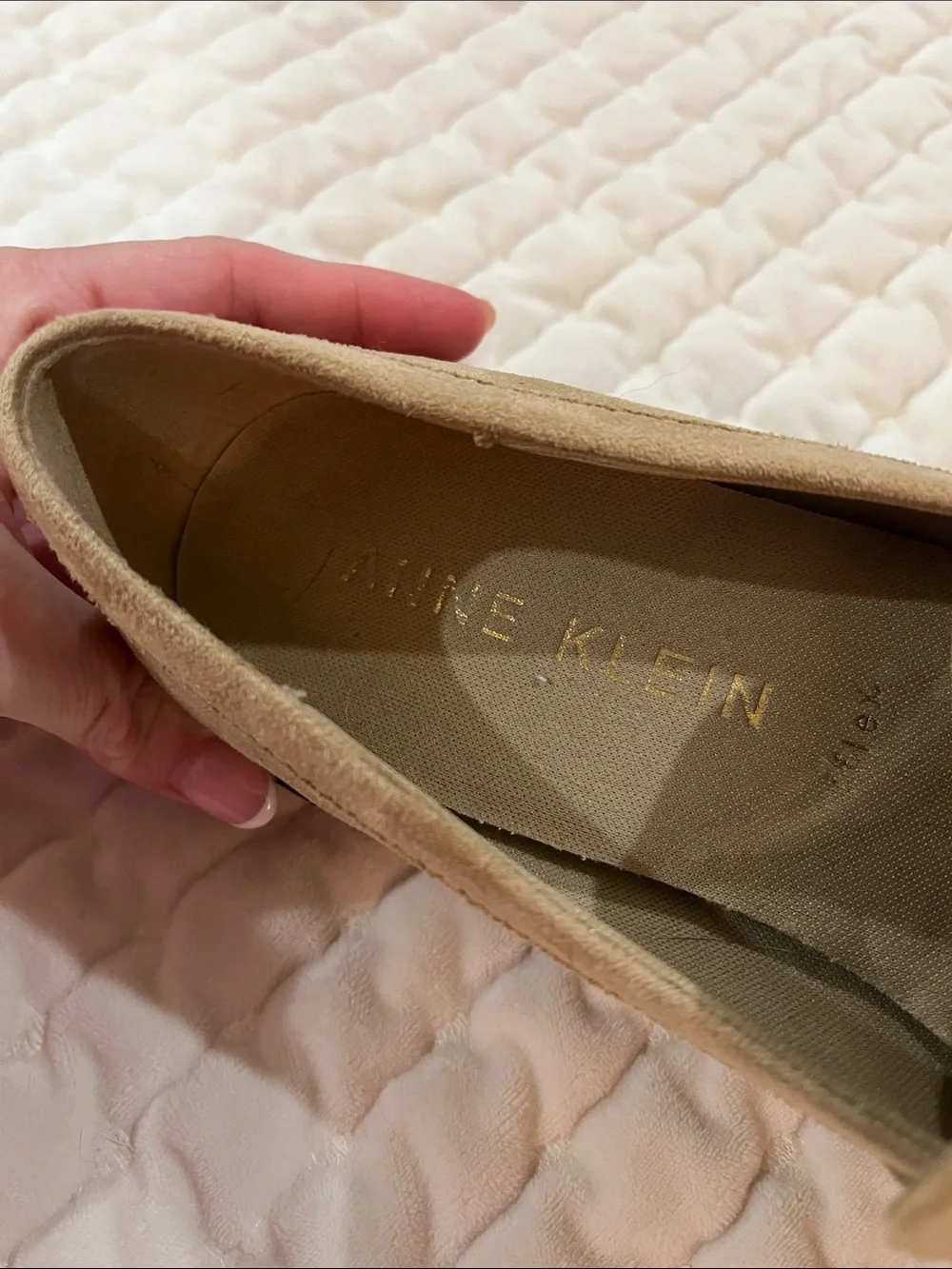 Anne Klein classic suede